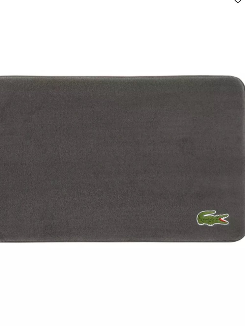 Lacoste Crocodile Logo Bath Rug Memory Foam 19 x 30 in Bathroom mat